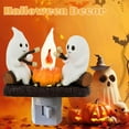 thumbnail image 4 of Ghost Campfire Flickering Night Light, 2 Ghosts Roasting S'mores at Campfire, Halloween Night Lights Plug into Wall, Halloween Indoor Decorations, 4 of 7