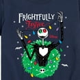 thumbnail image 3 of The Nightmare Before Christmas - Frightfully Festive Wreath - Toddler And Youth Short Sleeve Graphic T-Shirt, 3 of 5