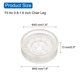 thumbnail image 2 of Uxcell 8pcs Round Rubber Furniture Caster Cups, Transparent (Fit for 0.8 - 1.6 Inch), 2 of 5