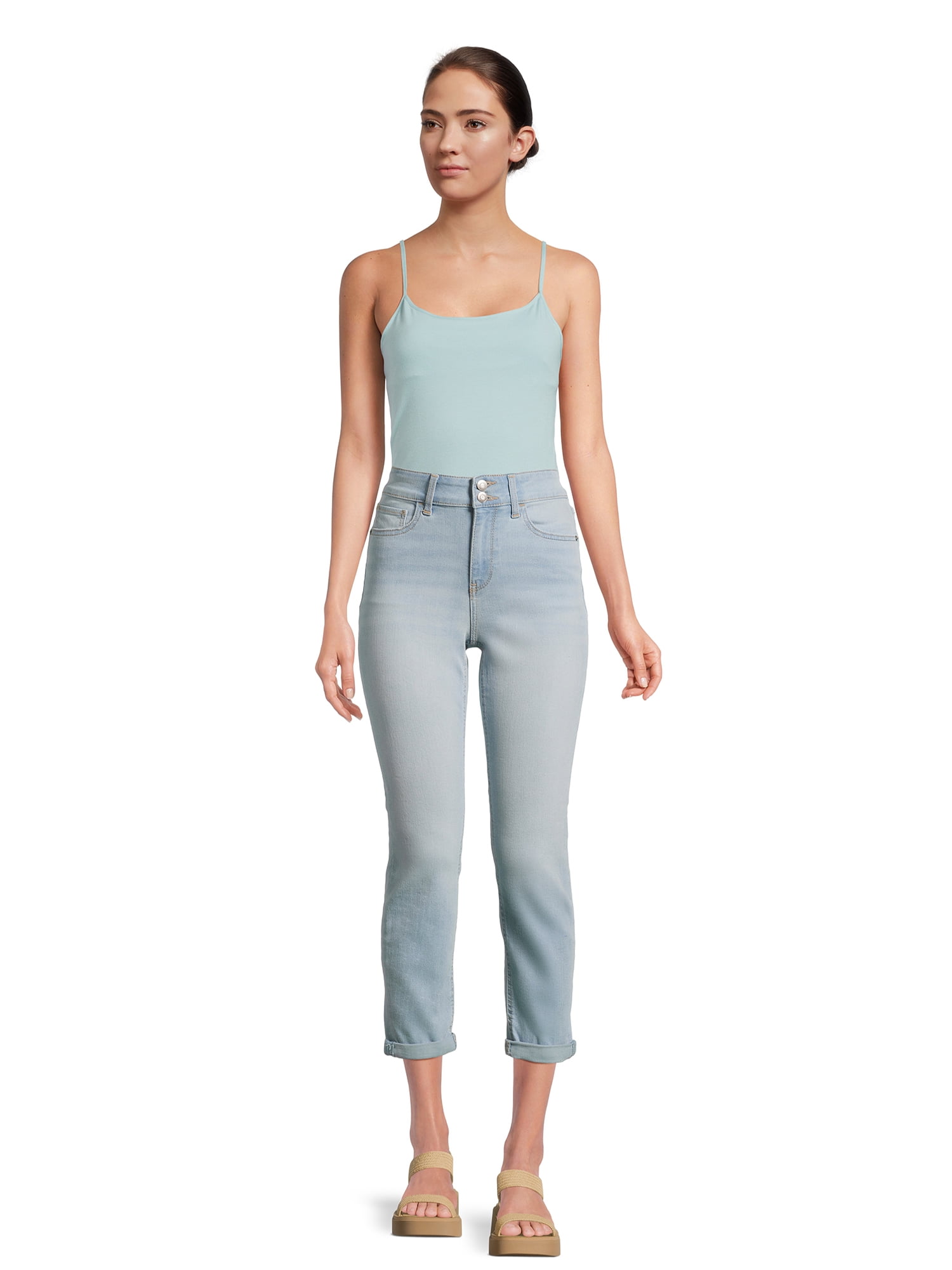 No Boundaries Juniors Shelf Bra Camisole