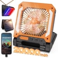 thumbnail image 1 of Ventilador portátil Innopower 20000mAh recargable con energía solar, 1 of 3