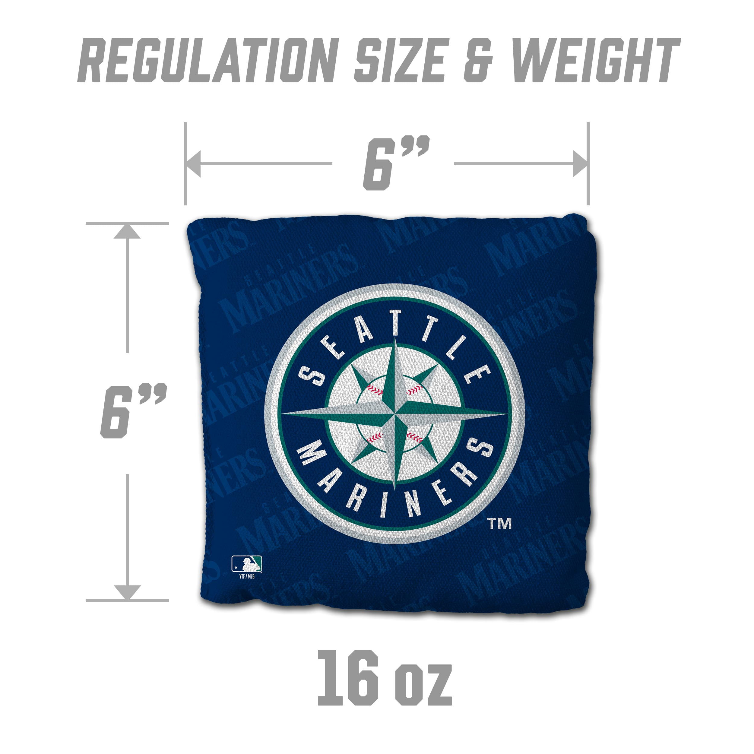 MLB Seattle Mariners Cornhole Bags - 4PK - Blue