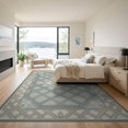 thumbnail image 3 of ODIKA Symmetrical Vintage Doormat With Decorative Corner Accent Details Non-Slip Chair-Friendly for Dining Room, Basement, Large Office, 3 of 7