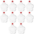 thumbnail image 1 of Botellas para manualidades con arena: 10 recipientes de plástico con forma de flor para arena de colores. Ideales para manualidades, fiestas infantiles y actividades en casa., 1 of 7