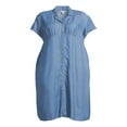 thumbnail image 4 of CHOK Robe Chemise à Boutons Grande Taille, 4 of 4