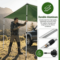 thumbnail image 6 of Bibana 2-Pack Adjustable Telescopic Poles, Aluminum Tarp Support Rods for Camping Canopy & Wind Shelter, 6 of 11