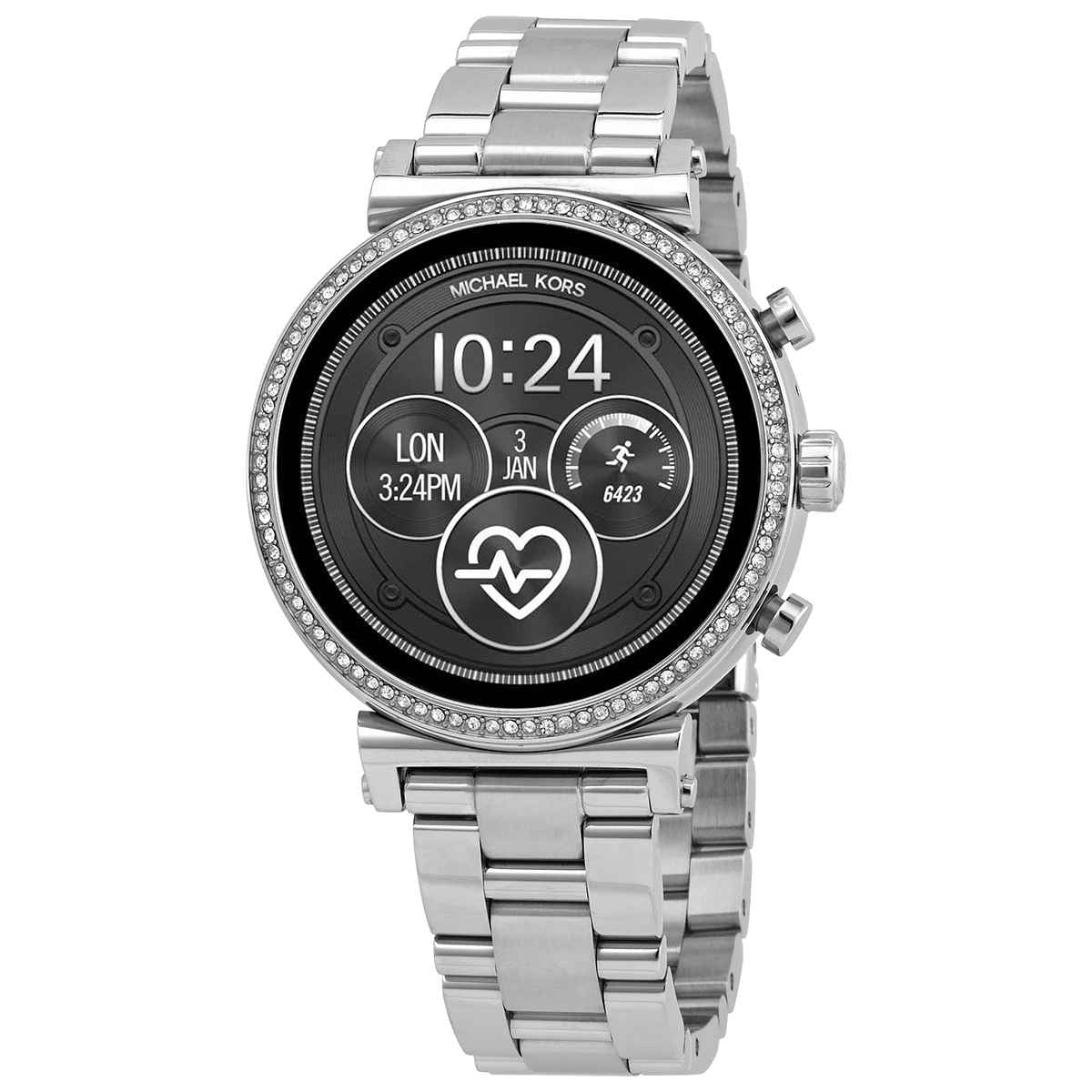 Michael Kors - Access Sofie Heart Rate Smartwatch 41mm Stainless Steel -  Stainless Steel 