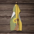 thumbnail image 4 of Summer Sunflowers Natural Eared Fawn Boxer Kitchen Towel 15 in x 25 in, 4 of 5