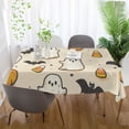thumbnail image 5 of Yayeee Tablecloths for Rectangular Tables 60 x 90 inch Party Table Cover, Halloween Cute Ghosts, 5 of 6