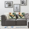 thumbnail image 2 of nygtbtfer Vintage Farmhouse Animal Pillow Covers  Set of 2 Retro Farmer's Market Truck Rooster Sheep Feed Seed Premium Poultry Farm Home Décor Throw Pillow Case Cushion Cover  White, 2 of 7