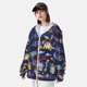 thumbnail image 3 of Balery Sea Inhabitans and Herb Sudadera ligera de manga larga con capucha y protección solar UPF 50+ para hombre y mujer, ideal para pesca y running-Small, 3 of 7