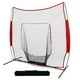 thumbnail image 2 of Red de práctica de béisbol, portátil, 7 x 7 pies, para niños, red de práctica de béisbol para niños, valor inmejorable, 2 of 14