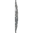 thumbnail image 4 of Ekena Millwork 18"OD x 3 1/2"ID x 1 1/2"P Riley Ceiling Medallion (Fits Canopies up to 4 5/8"), Hand-Painted Silver, 4 of 5
