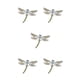 thumbnail image 1 of Qarigey Broches para mujer Moda Libélula Broches Brillo Broche Aleación Accesorios para mujer Vestido de noche Solapa Decoraciones Regalo de vacaciones Vistoso 5piezas Qarigey CBP190180, 1 of 4