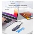 thumbnail image 4 of M2 SSD Case M.2 NVMe SATA SSD Enclosure Adapter 10Gbps Type-C External Enclosure Max 8T Hard Disk Case, 4 of 5