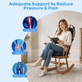 thumbnail image 5 of DONAMA Outdoor Rocking Chair Seat and Back Cushion - Waterproof - Navy Blue, 5 of 8