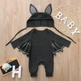 thumbnail image 4 of Ensemble d'Halloween pour Tout-Petits Garçons Filles Barboteuse Bébé Tenues Chapeau Robe de Fête Tenue de Jeu, 4 of 4