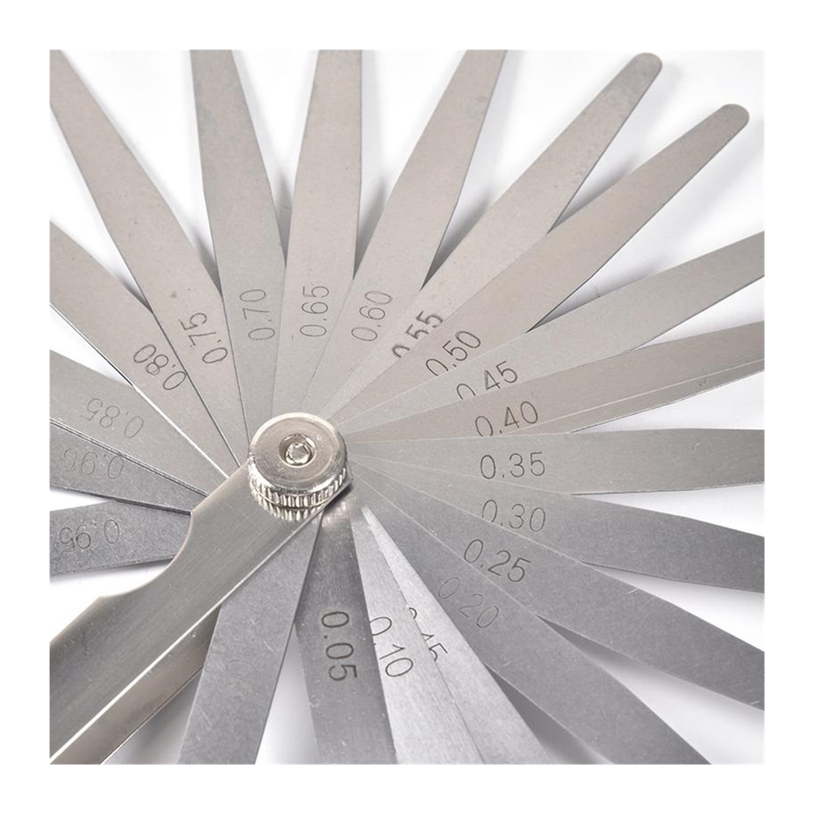0.02To1mm Thickness 17-20Blade Metric Feeler Gauge High Precision Gages Gap Filler Feeler Gauges Woodworking Measuring Tool