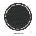 thumbnail image 4 of SPRING PARK 2Pcs Car Coasters Anti-slip Wear-resistant Rhinestone Universal Cup Bottle Pad, 4 of 6