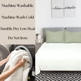 thumbnail image 6 of Mainstays Check Matelasse Pillow Sham, Bay Leaf Green, Standard, 6 of 10