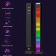 thumbnail image 3 of 2 uds RGB 40 LED tira de luz de ritmo de pastilla activada por voz (negro), 3 of 6