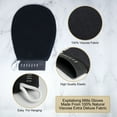 thumbnail image 3 of ESTYLEZ Pack of 2 Body Exfoliating Gloves for Men & Women, 3 of 5