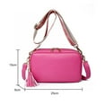 thumbnail image 3 of Fashion Satchels Bag Solid Color Sling Shoulder Purse Square for Shopping Travel, 3 of 6