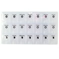 thumbnail image 3 of 2 Pc 7 Day Pill Organizer Daily Am Noon Pm Medicine Tablet Holder Vitamin Case, 3 of 5