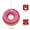 pattern-10, variant on Pink Doughnut with Sprinkles Ceramic Ornament Cute Donut Christmas Ceramic Ornaments Christmas Round Ornament Hanging Decor for Families And Friends Hanging Home Decorations Ornaments