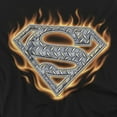 thumbnail image 2 of Superman T-Shirt Steel Fire Shield Unisex Graphic Tee For Men & Women, 2 of 7