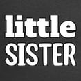thumbnail image 2 of Wild Bobby Little Sister Cute Future Sibling Toddler Crew Graphic T-Shirt, 2 of 6