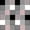 Black White Gray, variant on Manfei Modern Checkered Twin Fitted Sheet,Geometric Check Bedding,Beige Blue,2 Pieces,1 Fitted Sheet and 1 Pillowcase