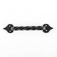 thumbnail image 5 of Renovators Supply Cabinet Handles for Cabinets and Drawers 5.8" Black Twisted Wrought Iron Cabinet Pulls w/Screws, 5 of 9