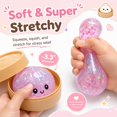 thumbnail image 2 of Pelota antiestrés Squishies Crossunx Dumpling morado, 2 of 8