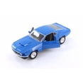 thumbnail image 2 of Diecast Car w/Trailer - 1969 Ford Mustang Boss 429 Hardtop, Blue - Welly 24067/4D - 1/24 scale Diecast Model Toy Car, 2 of 3