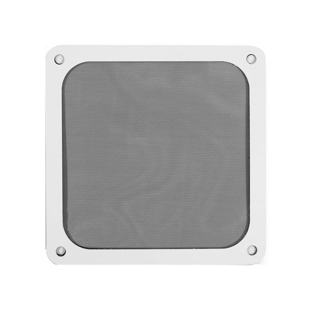 80mm 90mm 120mm 140mm Magnetic Frame PVC PC Fan Dust Filter Dustproof Case Computer Mesh Cooling Ultra Fine Dustproof Cover 1Pc White 8cm