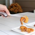 thumbnail image 4 of Stainless Steel Kitchen Cooking Tongs, Barbecue Grill Accessories, Home Gadgets Serving Tools, 9.45 Inch Set of 2, 4 of 4