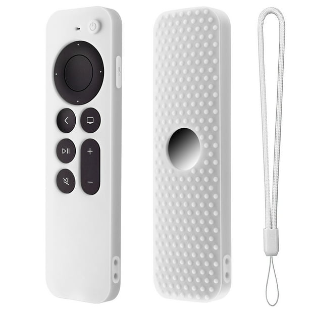 Para Apple TV 4K 6th Stick Remote Funda protectora de silicona con correa