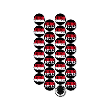 25 Pack - Judo Squad Martial Arts Sport Pinback Buttons - 1.5 Inch