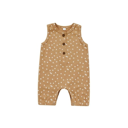 

Newborn Toddler Baby Boys Girls Sleeveless Romper Jumpsuit Bodysuit Summer Cotton Outfits