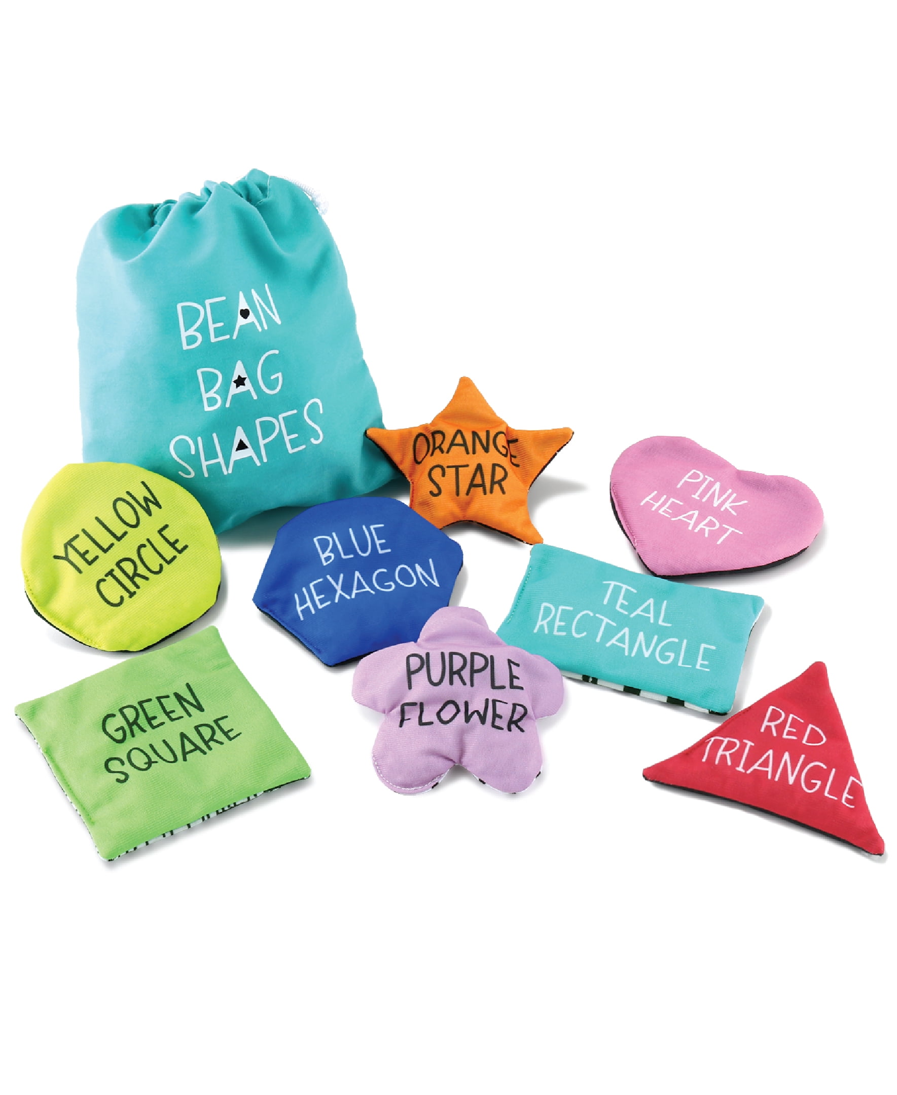The Peanutshell Learning Shapes and Colors Bean Bags