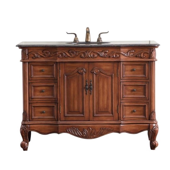 48 in. Oakland Single Bathroom Vanity Set - Teak