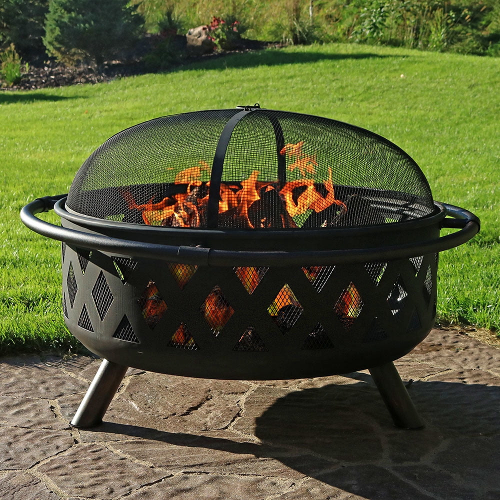 wood burning fire pit tables