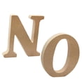 thumbnail image 1 of GUOOL Standing Wooden Alphabet Sign Letters Craft Educational Learning Set ON, 1 of 8