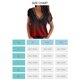 thumbnail image 5 of Camiseta Ormromra con estampado de cuello en V para mujer manga corta Talla S a XXL, 5 of 5