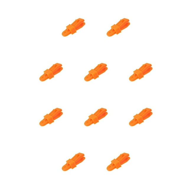 10 piezas de abrazaderas de cuerda de viento Yuarrent para toldos Naranja