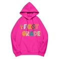 thumbnail image 5 of NMMUED Baggy Hoodie, Oversized Sweatshirt for Women, Womens Hoodies Pullover, Sweatshirt for Women, Fall Outfits for Women, Hot Pink XL, 5 of 5