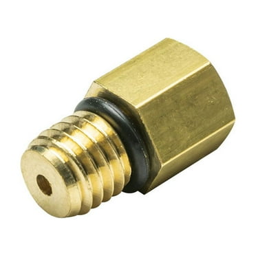 GlowShift 1/8 NPT Female to M10 P-1.0 Male Thread Adapter
