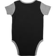 thumbnail image 3 of Newborn & Infant Black/Heather Gray Las Vegas Raiders Home Field Advantage Three-Piece Bodysuit, Bib & Booties Set, 3 of 6
