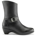 thumbnail image 3 of Icon Tuscadero CE Womens Leather Motorcycle Boots Black 7.5 USA, 3 of 3